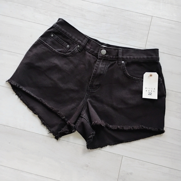 BILLABONG NEW Cruisin Along Denim Fray Shorts - Picture 1 of 12